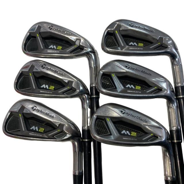 【中古】 テーラーメイド M2(2017) 6S アイアンセット IR TM7-217 (フレックスR) メンズ 男性用 右利き 右用 Dランク ゴルフクラブ