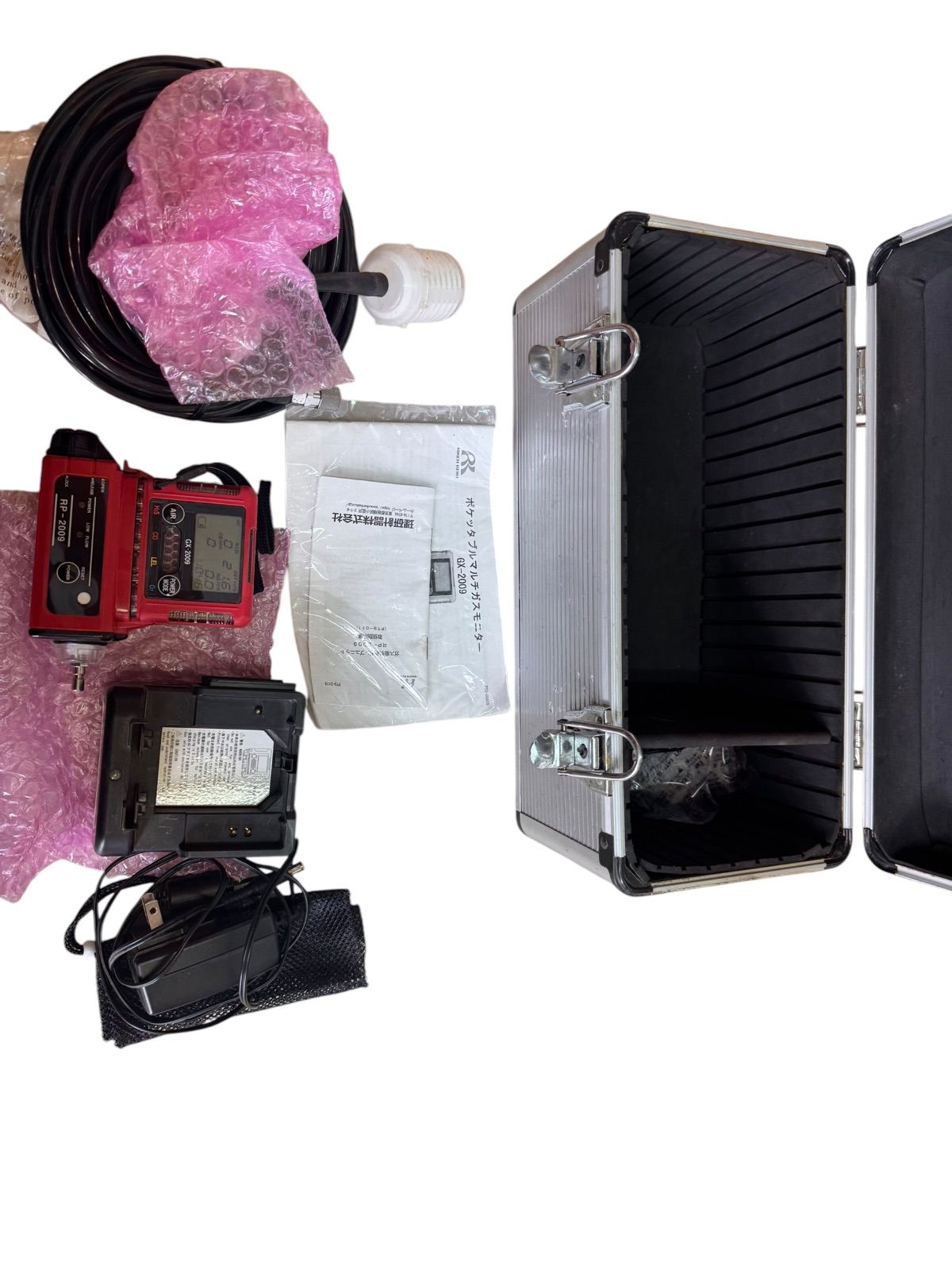 美品】理研計器 GX-2009 マルチガスモニター RP-2009 ポンプ付