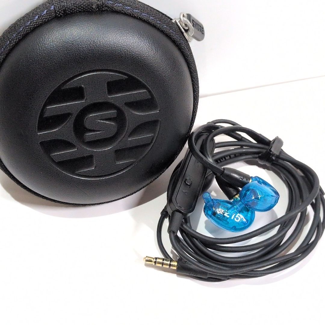 SHURE SE215 有線イヤホン 収納ケース付 SHURE SE215 有線イヤホン ケース付属 - メルカリ