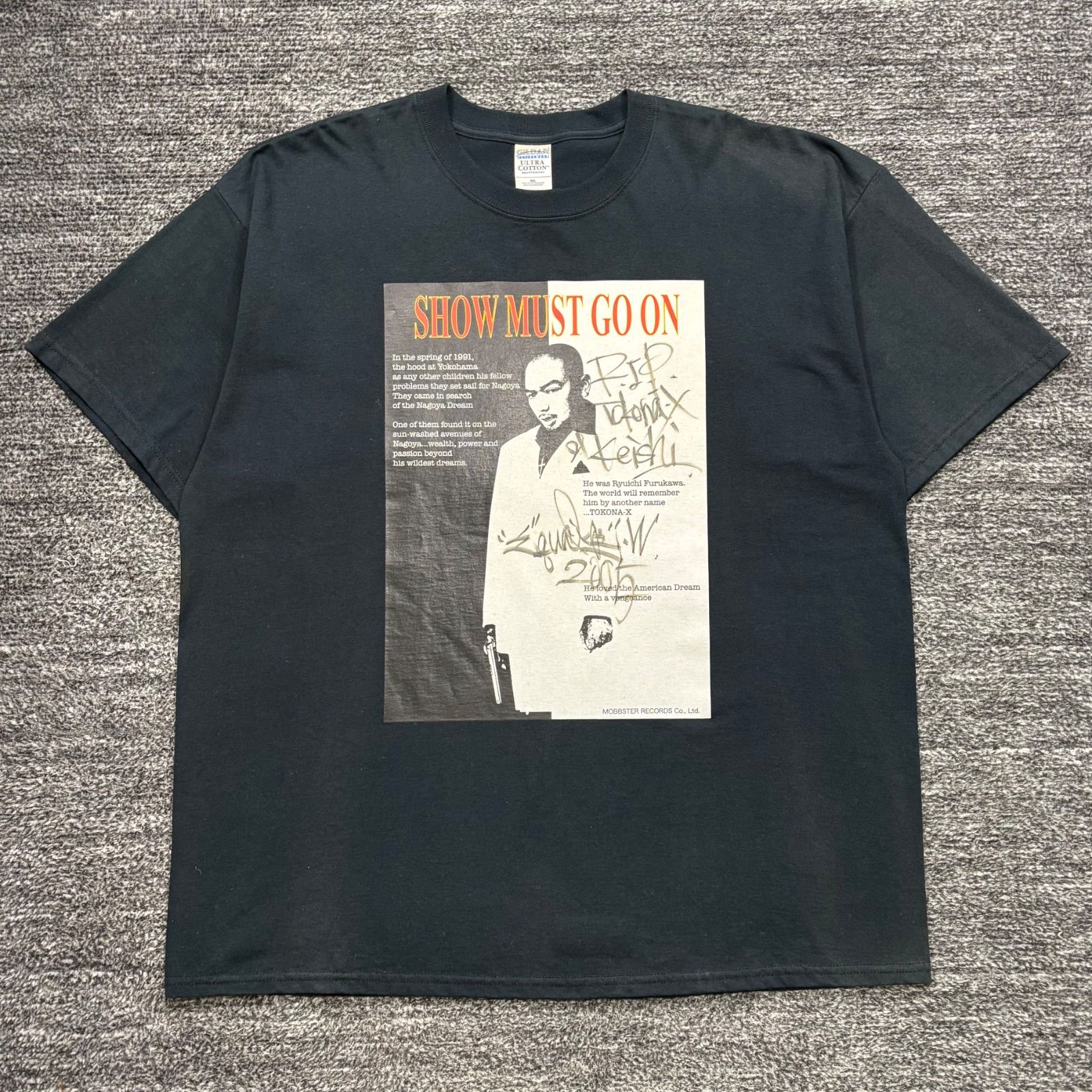 TOKONA-X ＆ KEISHI 2005 ツアーTシャツ XXL BALLERS 直筆サイン入り トコナX ■