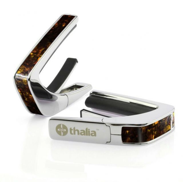 タリア カポ Thalia Capos Exotic Shell Series Kentucky Bourbon Abalone / Chrome ギター 12インチフレットパッド付属