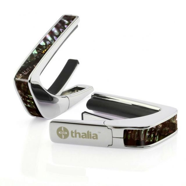 タリア カポ Thalia Capos Exotic Shell Series Aurora Abalone / Chrome ギター 12インチフレットパッド付属