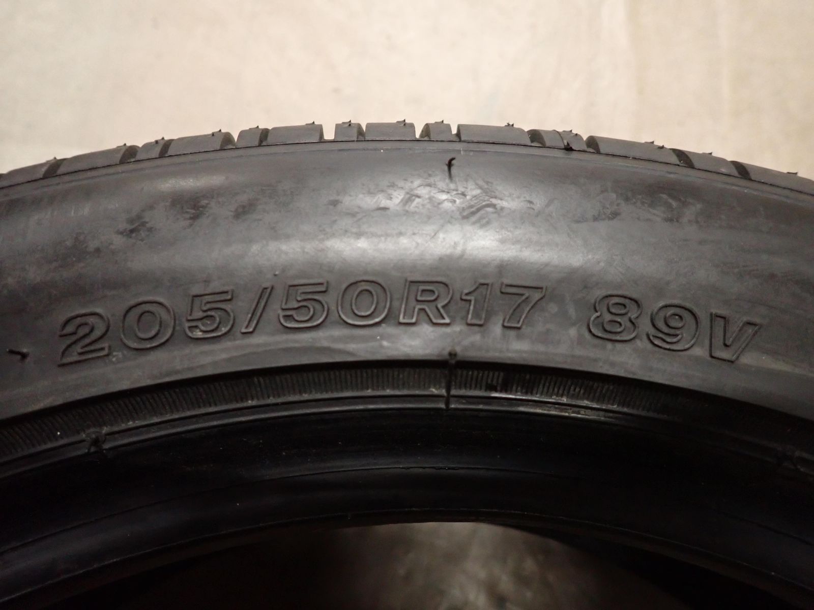 夏4本SET 会社宛 送料無料 205/50R17 89V ブリヂストン ポテンザRE040