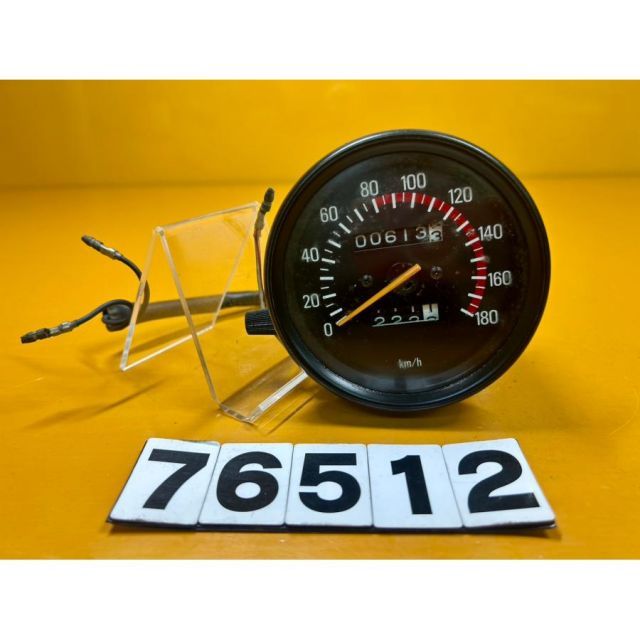 76512 中古 YAMAHA ヤマハ SR400？ RZ250？ メーター 613km ヒビあり