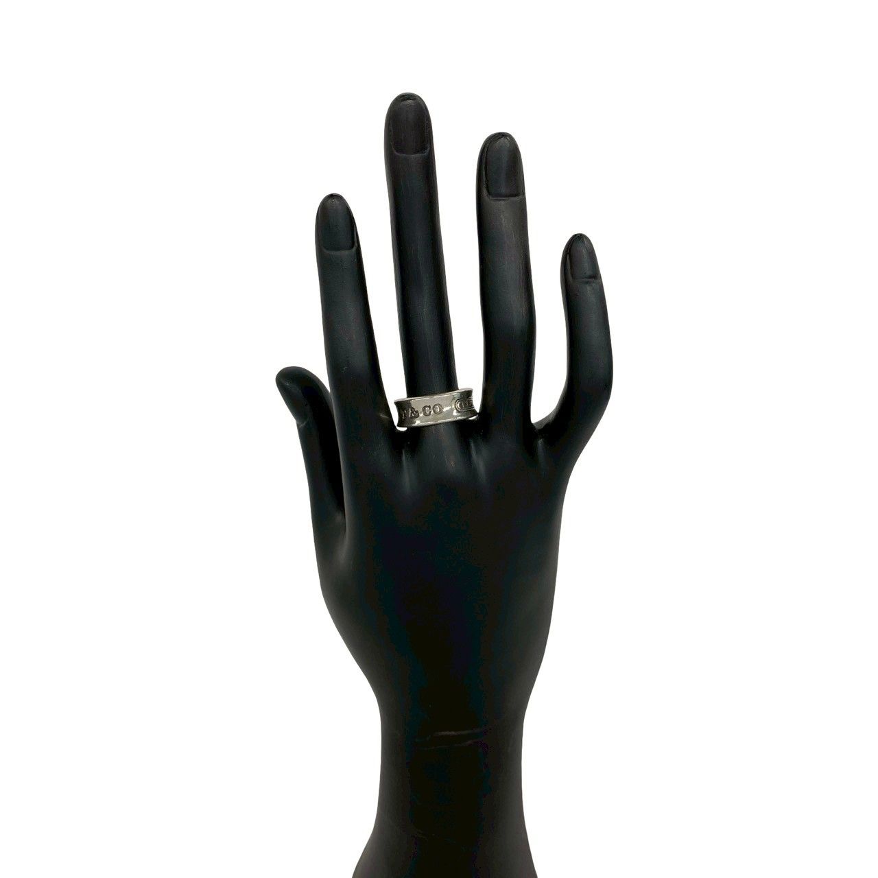 極 美品 TIFFANY&Co. ティファニー ナロー リング シルバー925 指輪 8
