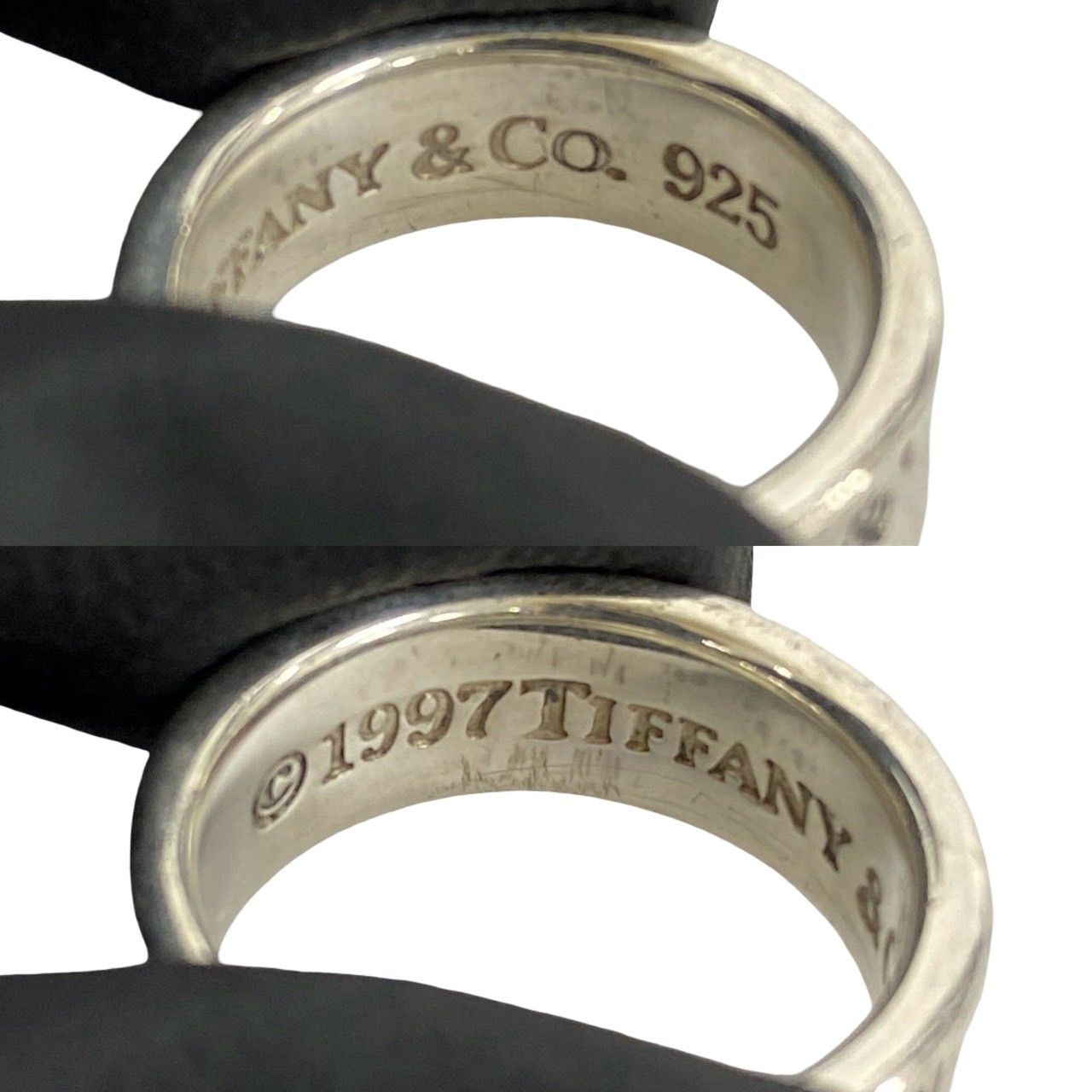 極 美品 TIFFANY&Co. ティファニー ナロー リング シルバー925 指輪 8