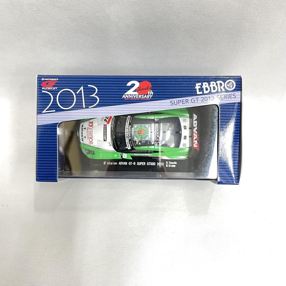 中古】1/43 ｴﾌﾞﾛ D`station ADVAN GT-R SUPER GT500 2013 No.24(WHITE