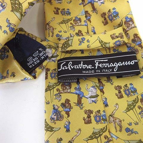 サルヴァトーレフェラガモ Salvatore Ferragamo ネクタイ シルク ロゴ