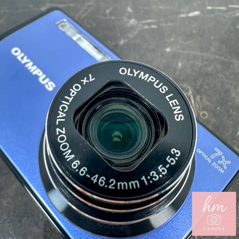美品】OLYMPUS μ-7000 ブルー 1200万画素 光学7倍ズーム マジック