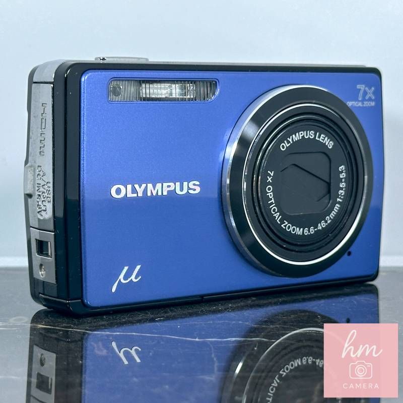 美品】OLYMPUS μ-7000 ブルー 1200万画素 光学7倍ズーム マジック