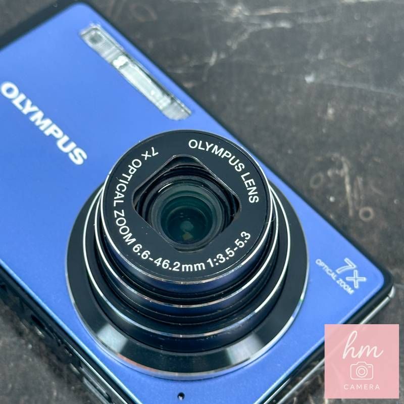 OLYMPUS μ-5010❤️スマホ転送 オリンパス ブルー コンパクト カメラ オリンパス ニュースリリース： 超薄型＆機能満載 ワイド5倍ズームの