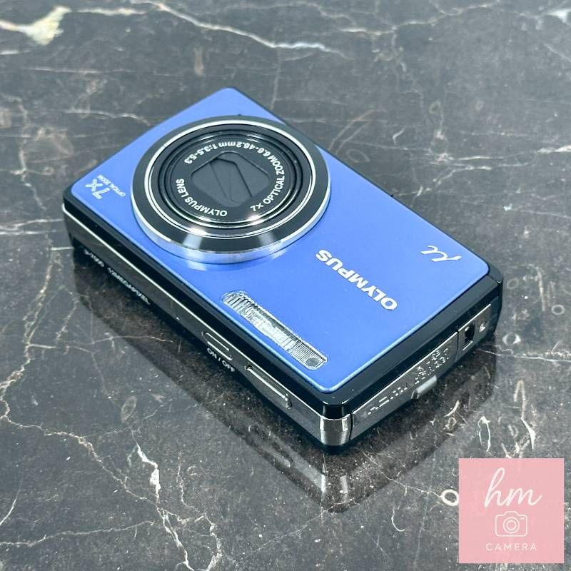 美品】OLYMPUS μ-7000 ブルー 1200万画素 光学7倍ズーム マジック