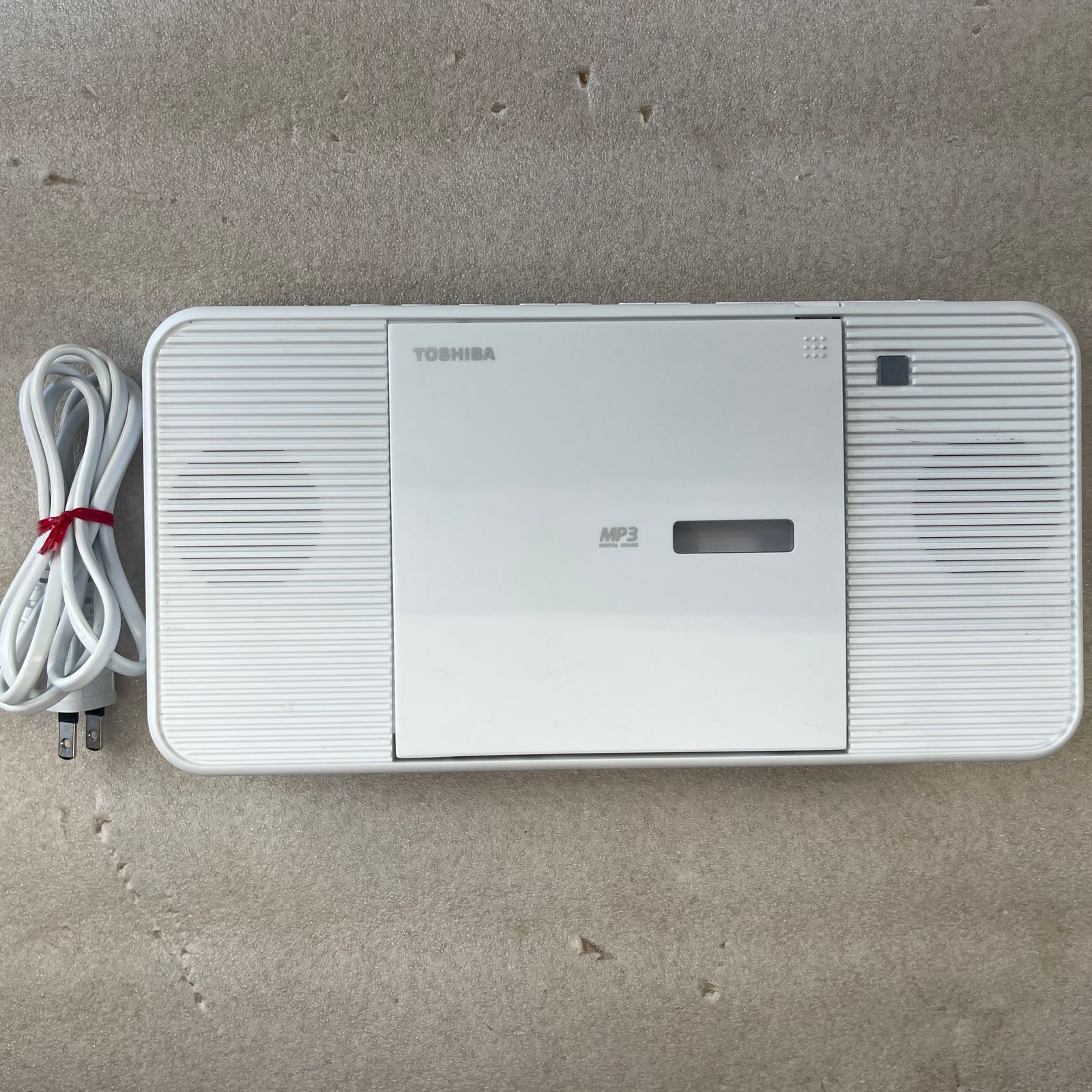 動作確認済】【中古】リモコン欠品・本体のみ 東芝 CDラジオ ワイドFM