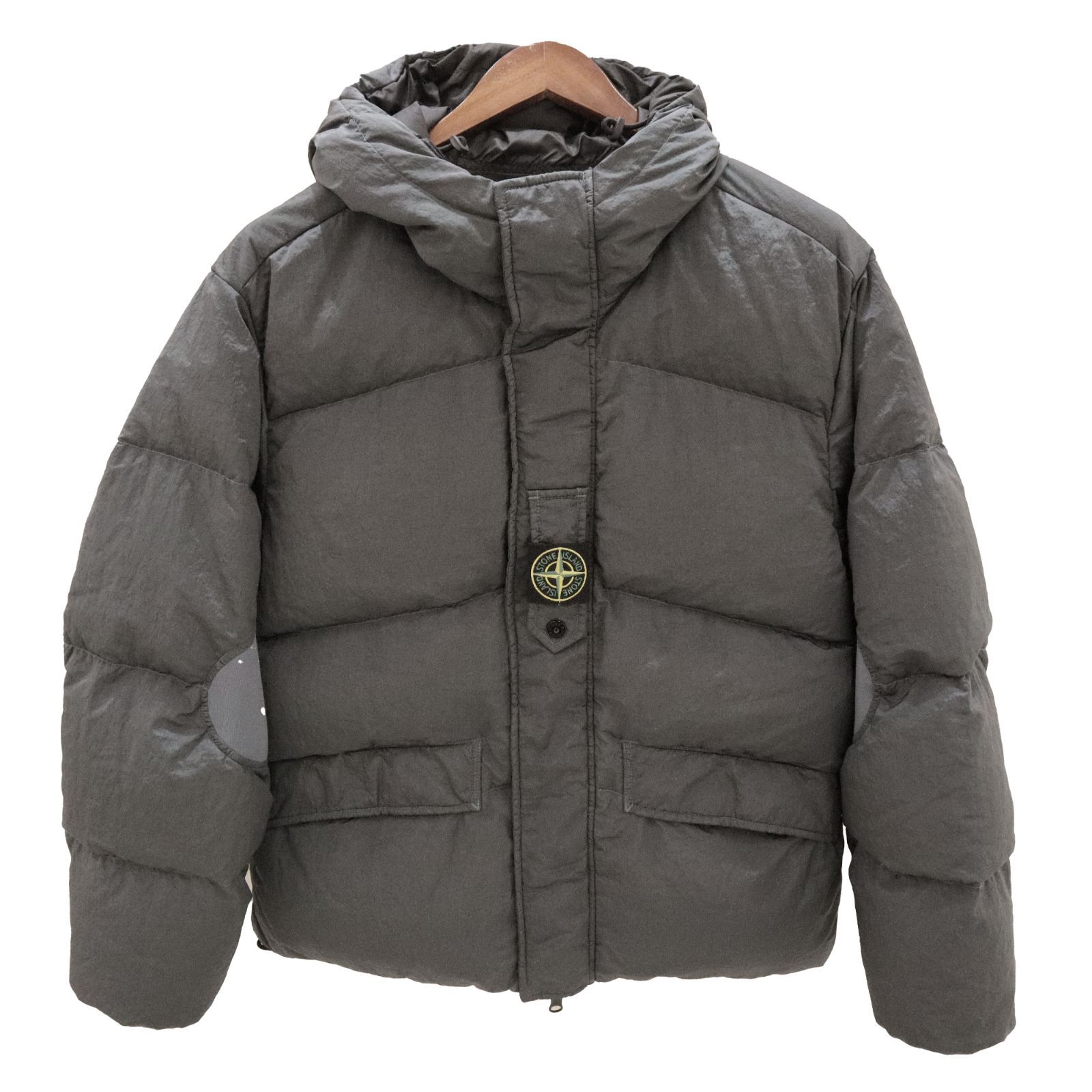 【中古】STONE ISLAND ストーンアイランド ダウンジャケット 冬物 アウター レディース メンズ グレー アパレル ブランド
