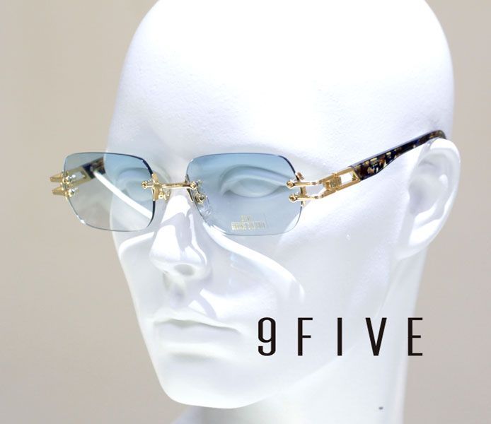 9FIVE ナインファイブ サングラス PURITY Coastal Blue & 24k Gold Gradation プリティー コースタルブルー 026-PRT-CBG-G 正規品