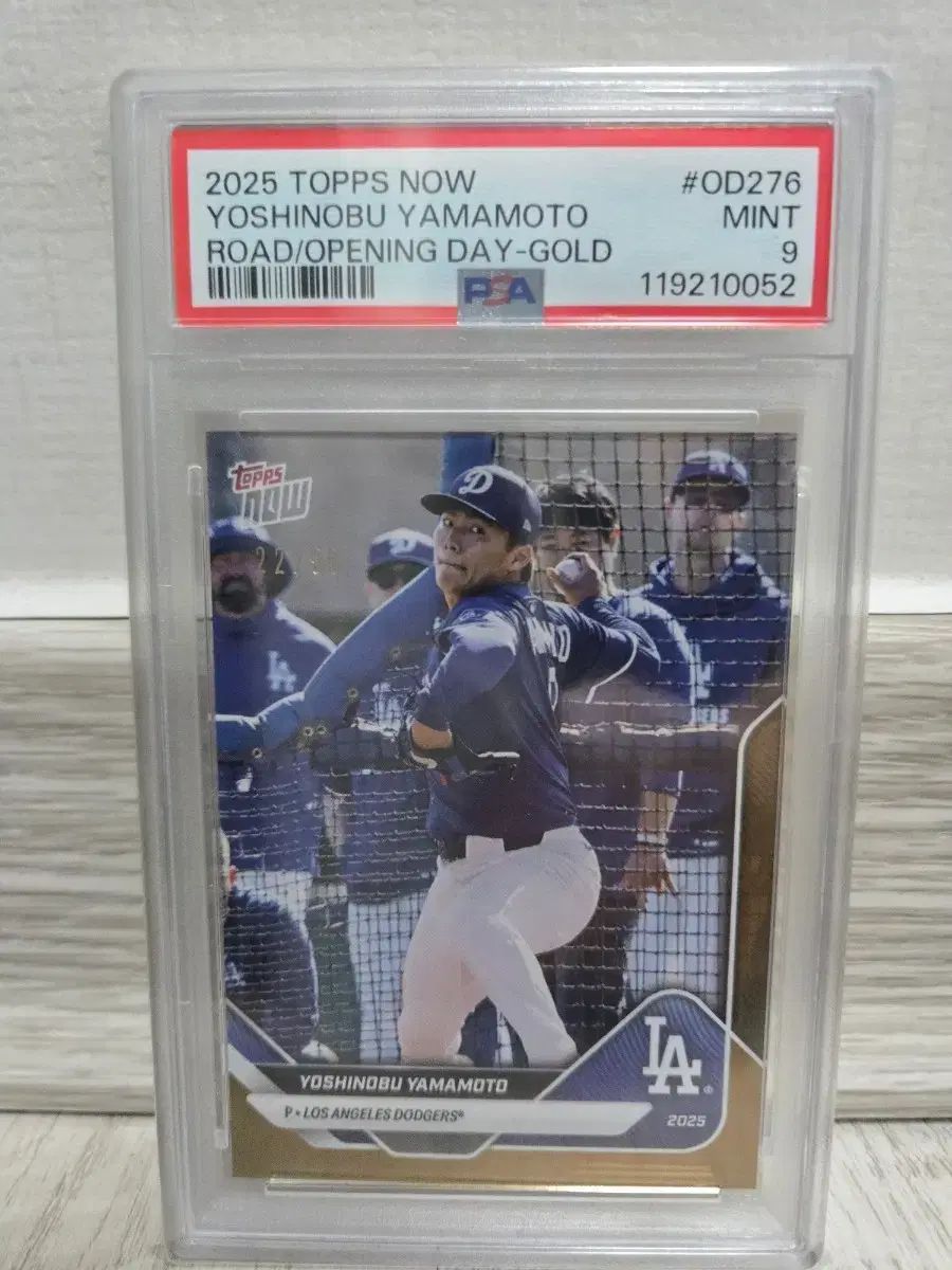 2025 Topps Now ヨウジ ヤマモト しのぶ GOLD psa9