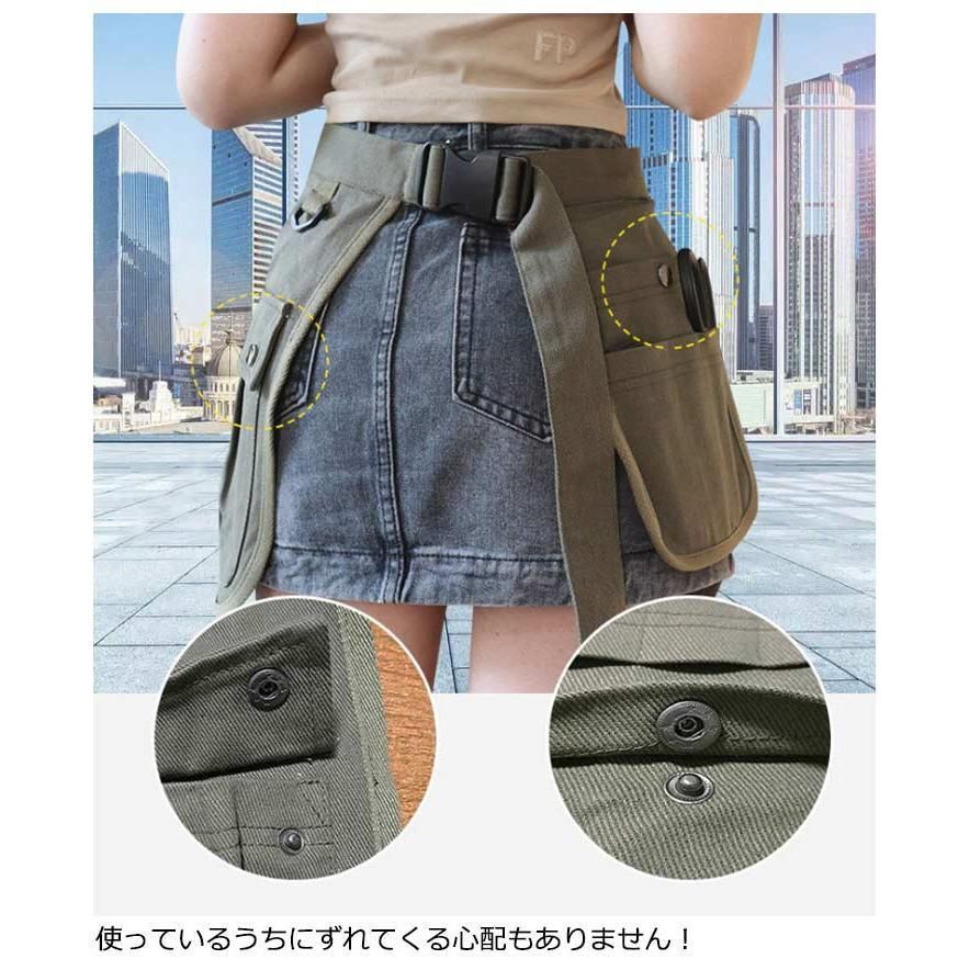 ツールエプロン スタイリストエプロン ショートエプロン カフェ