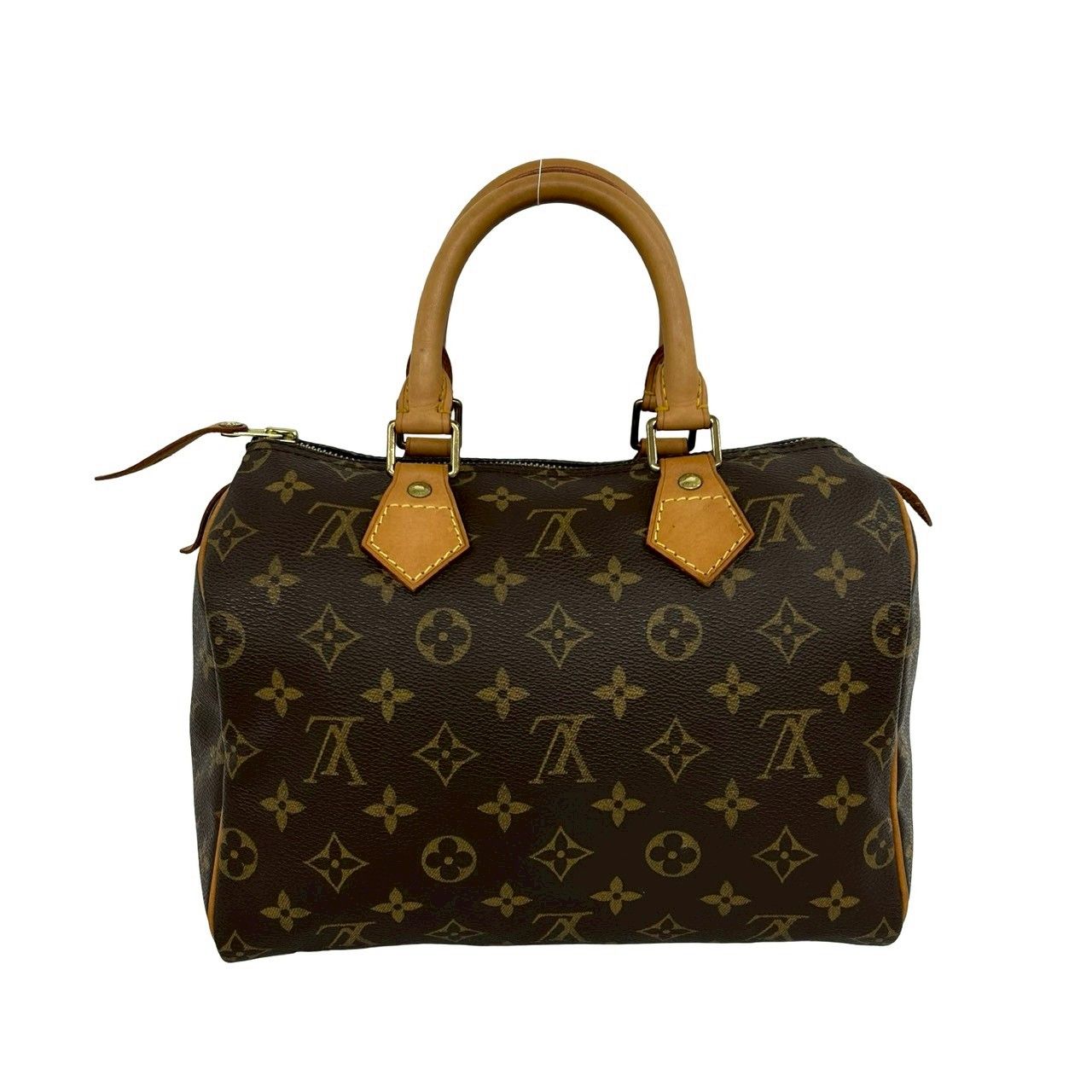 ルイヴィトン　スピーディ25　ハンドバッグ　ボストンバッグ　モノグラム　カデナ 極 美品 LOUIS VUITTON ルイヴィトン スピーディ 25 モノグラム レザー