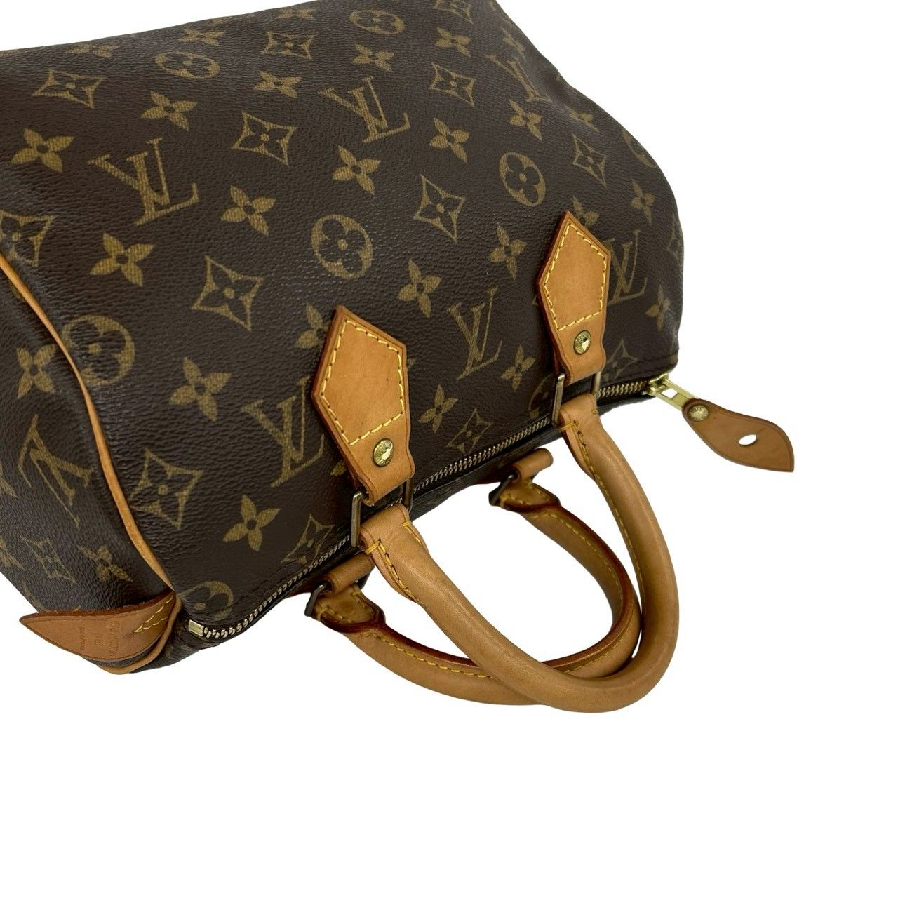 極 美品 LOUIS VUITTON ルイヴィトン スピーディ 25 モノグラム レザー