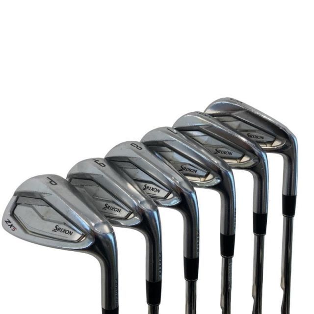 【中古】 ダンロップ SRIXON ZX5 6S アイアンセット IR NS PRO 950GH D.S.T (フレックスS) メンズ 男性用 右利き 右用 Cランク ゴルフクラブ