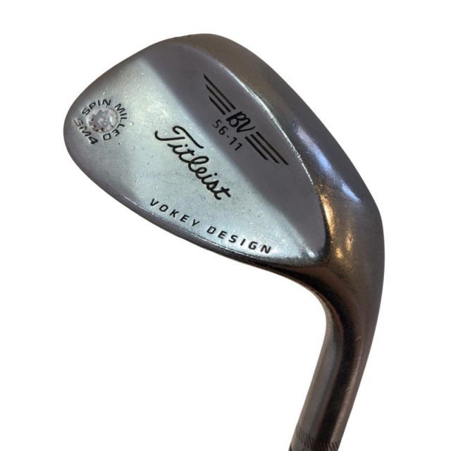 【中古】 タイトリスト VOKEY SPIN MILLED SM4 ツアークロム 56°/11° ウェッジ WG Dynamic Gold (フレックスS) メンズ 男性用 右利き 右用 Cランク ゴルフクラブ