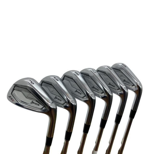 中古】 ダンロップ SRIXON ZX5 6S アイアンセット IR 純正特注シャフト