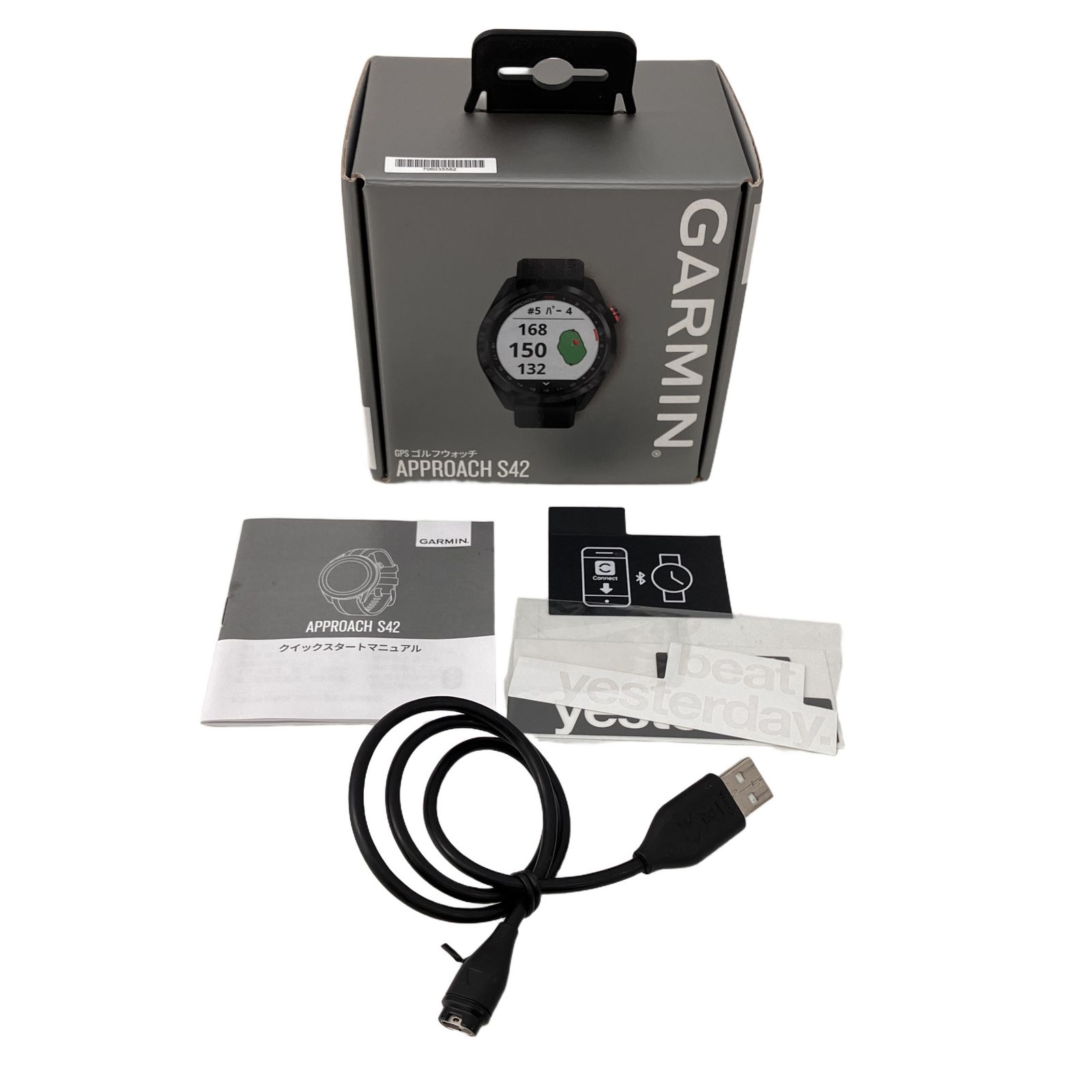 Garmin ガーミン APPROACH S42 GPS スマートウォッチ 腕時計 ゴルフ スポーツ用品 中古 Z11256018 Garmin ガーミン APPROACH S42 GPS スマートウォッチ 腕時計 ゴルフ スポーツ用品 中古 Z11256018