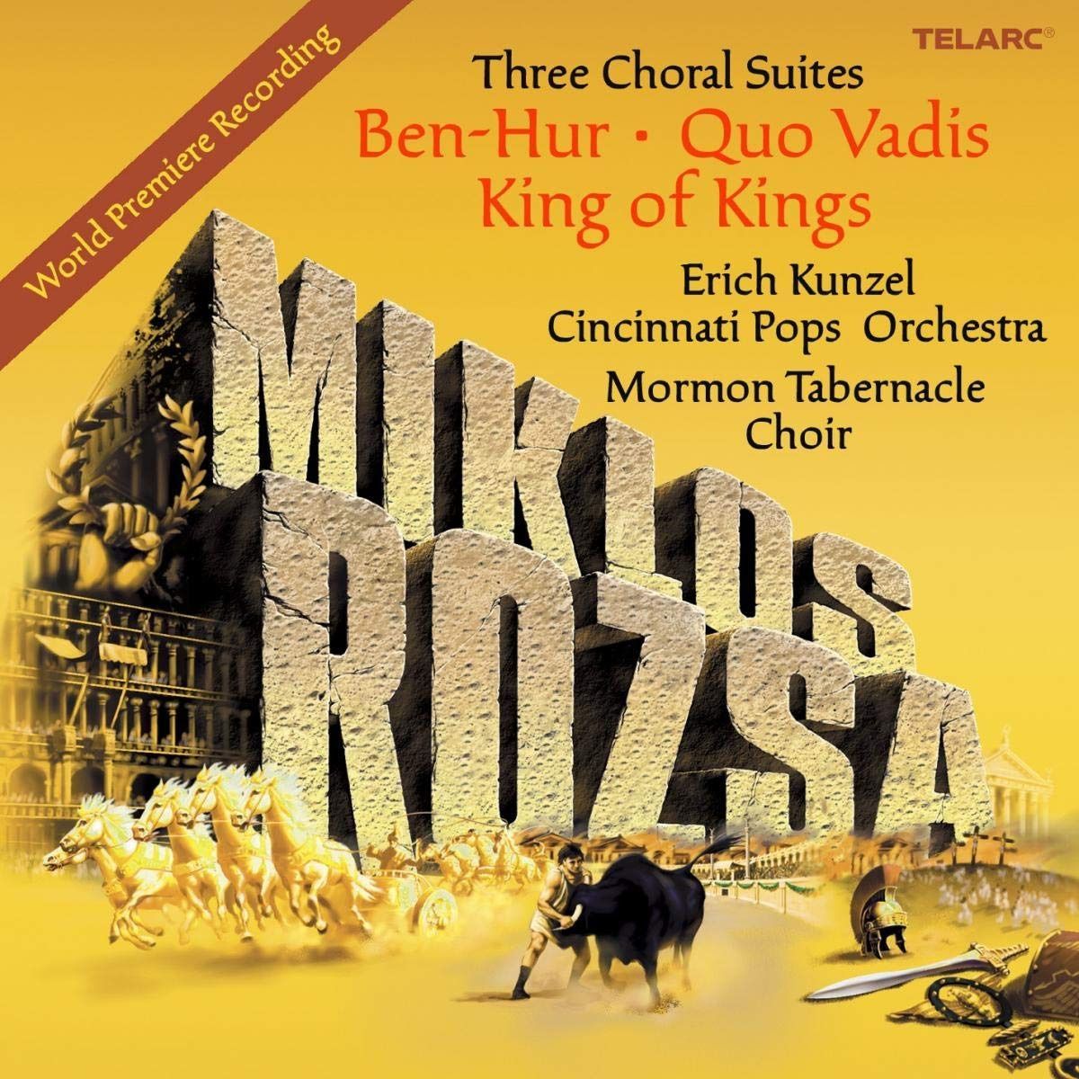 【CD】Three Choral Suites: Ben-Hur Quo Vadis King of