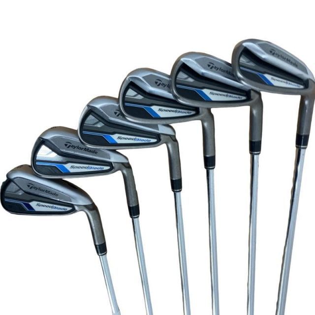 【中古】 テーラーメイド Speed Blade 6S アイアンセット IR KBS C-TAPER 90 (フレックスS) メンズ 男性用 右利き 右用 Dランク ゴルフクラブ