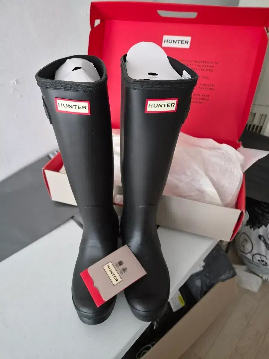 HUNTER オリジナル トール レインブーツ ブラック 240 新品 ボックス含む 8,061円
