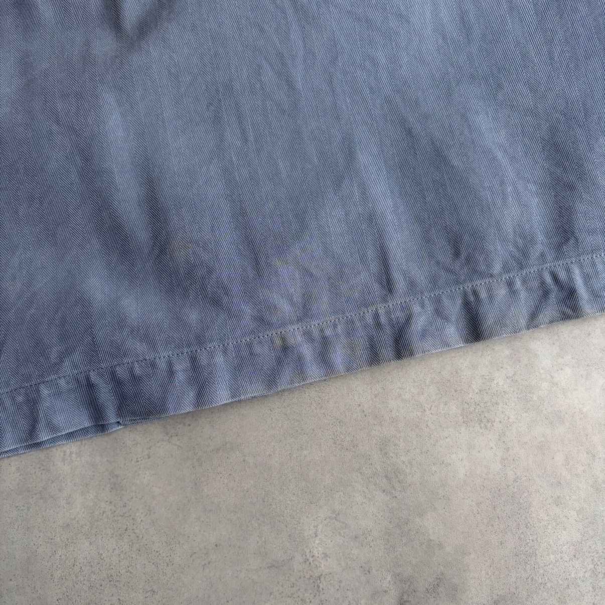 90s Tommy Bahama シルク100% 開襟シャツ ライトブルー 半袖