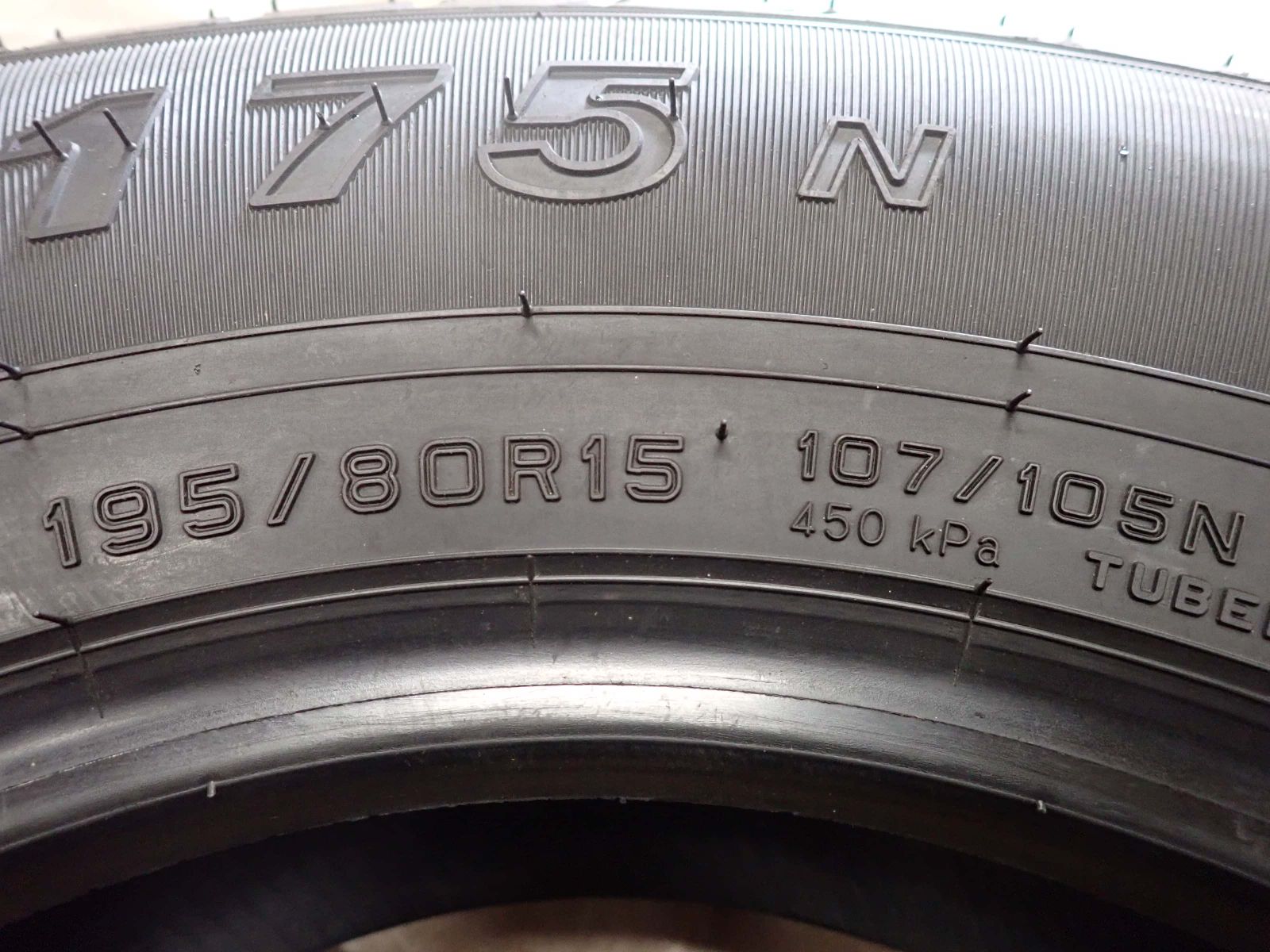 夏4本SET 会社宛 送料無料 195/80R15 107/105 LT ダンロップ SP175N