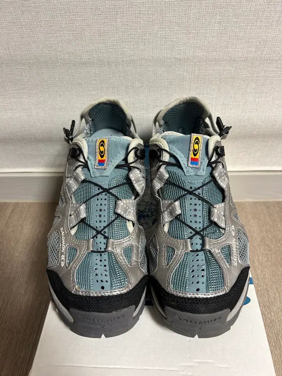 ヴィンテージ SALOMON サロモン テック 255 255 サンダル グレー ブルー