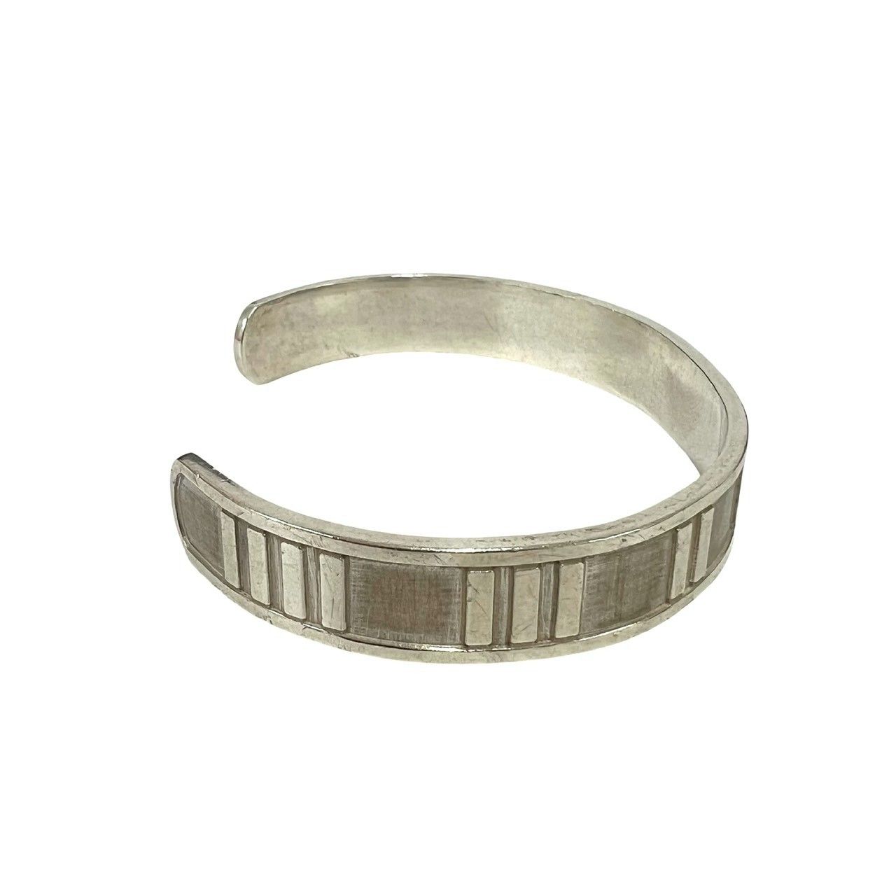 極 美品 TIFFANY&Co. ティファニー アトラス バングル シルバー925