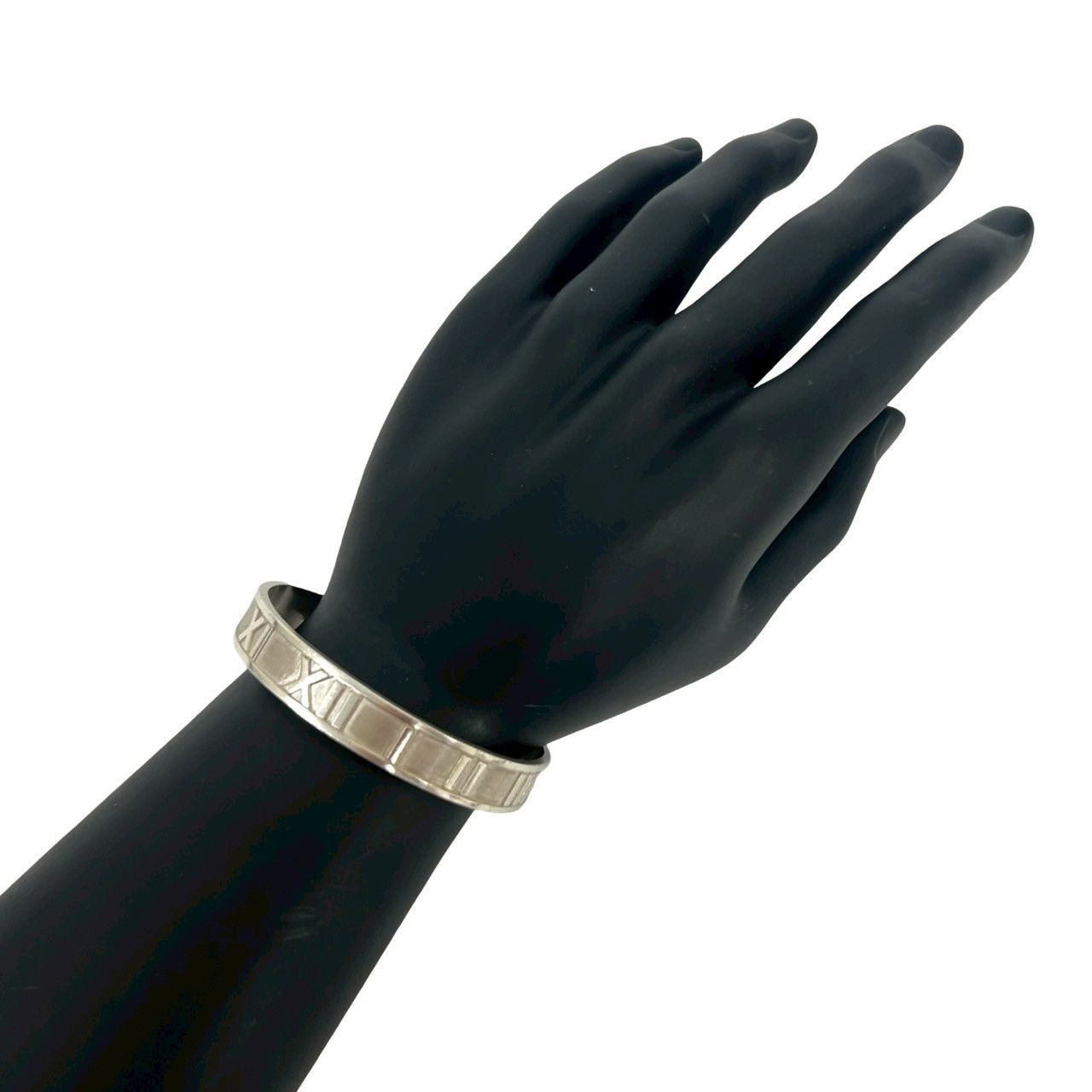 極 美品 TIFFANY&Co. ティファニー アトラス バングル シルバー925