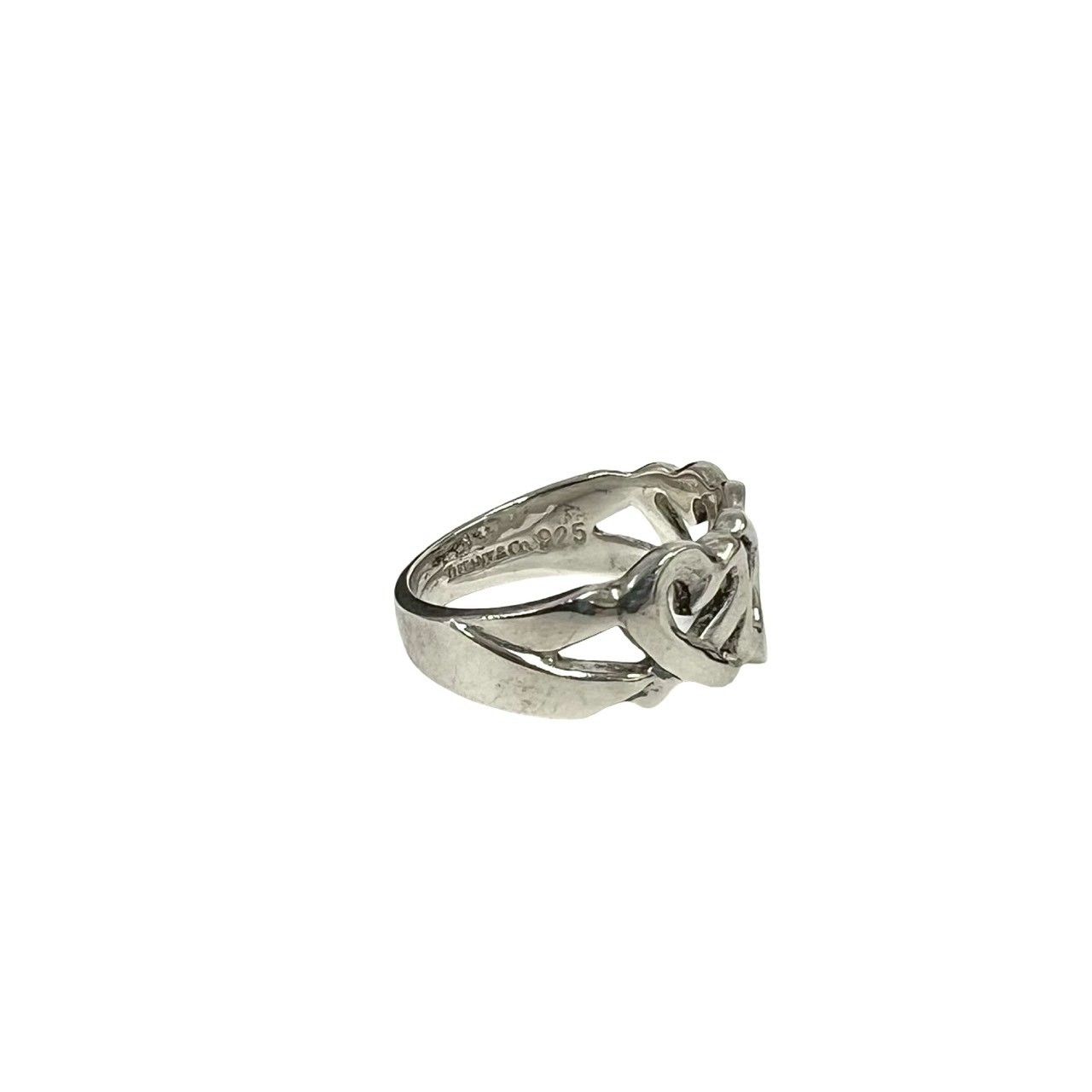 極 美品 TIFFANY&Co. ティファニー ラビングハート リング シルバー925