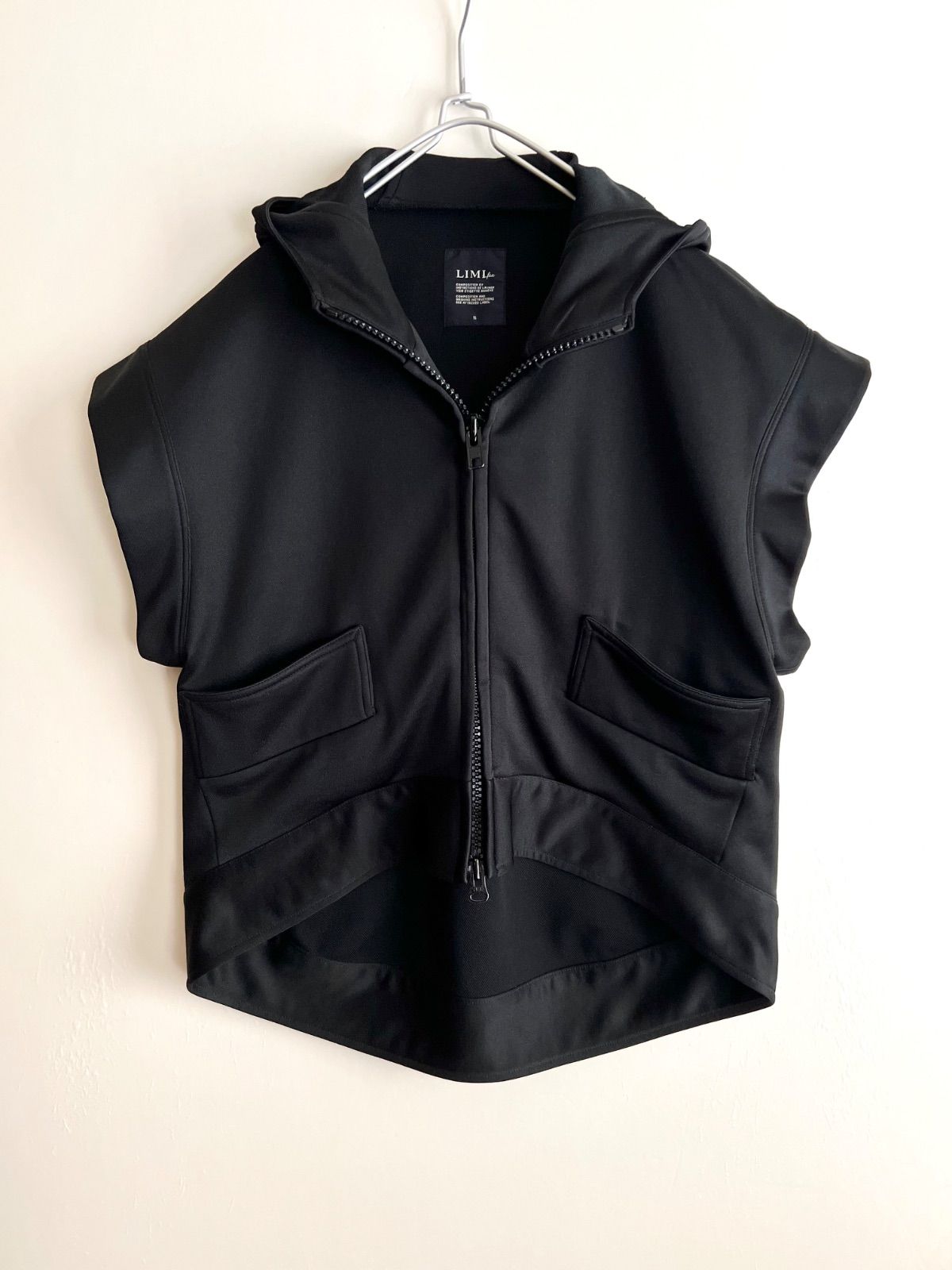 LIMI feu リミフゥ No Sleeve Track Jacket Hoodie ノースリーブ トラックジャケット フーディー
