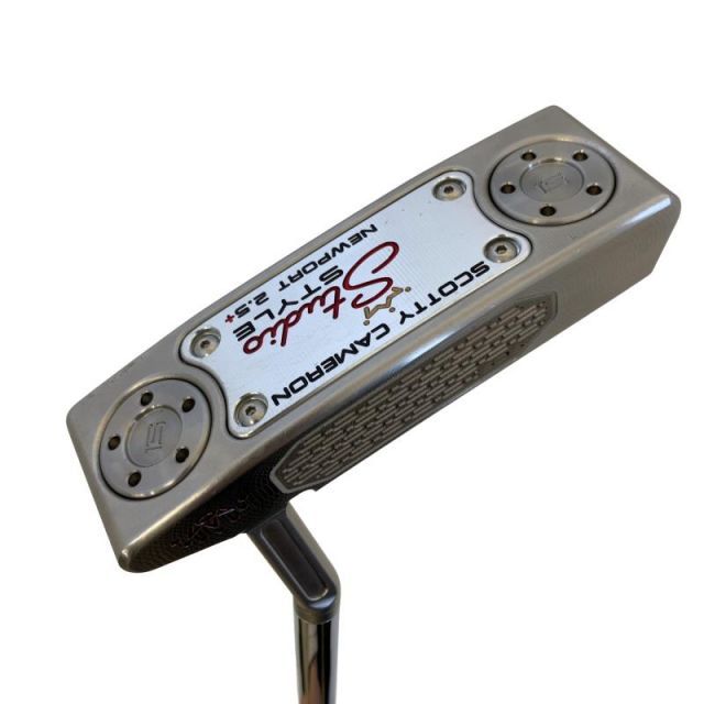 【中古】 タイトリスト SCOTTY CAMERON STUDIO STYLE NEWPORT 2.5 PLUS(2025) 34インチ パター PT スチール (フレックスその他) メンズ 男性用 右利き 右用 Cランク ゴルフクラブ