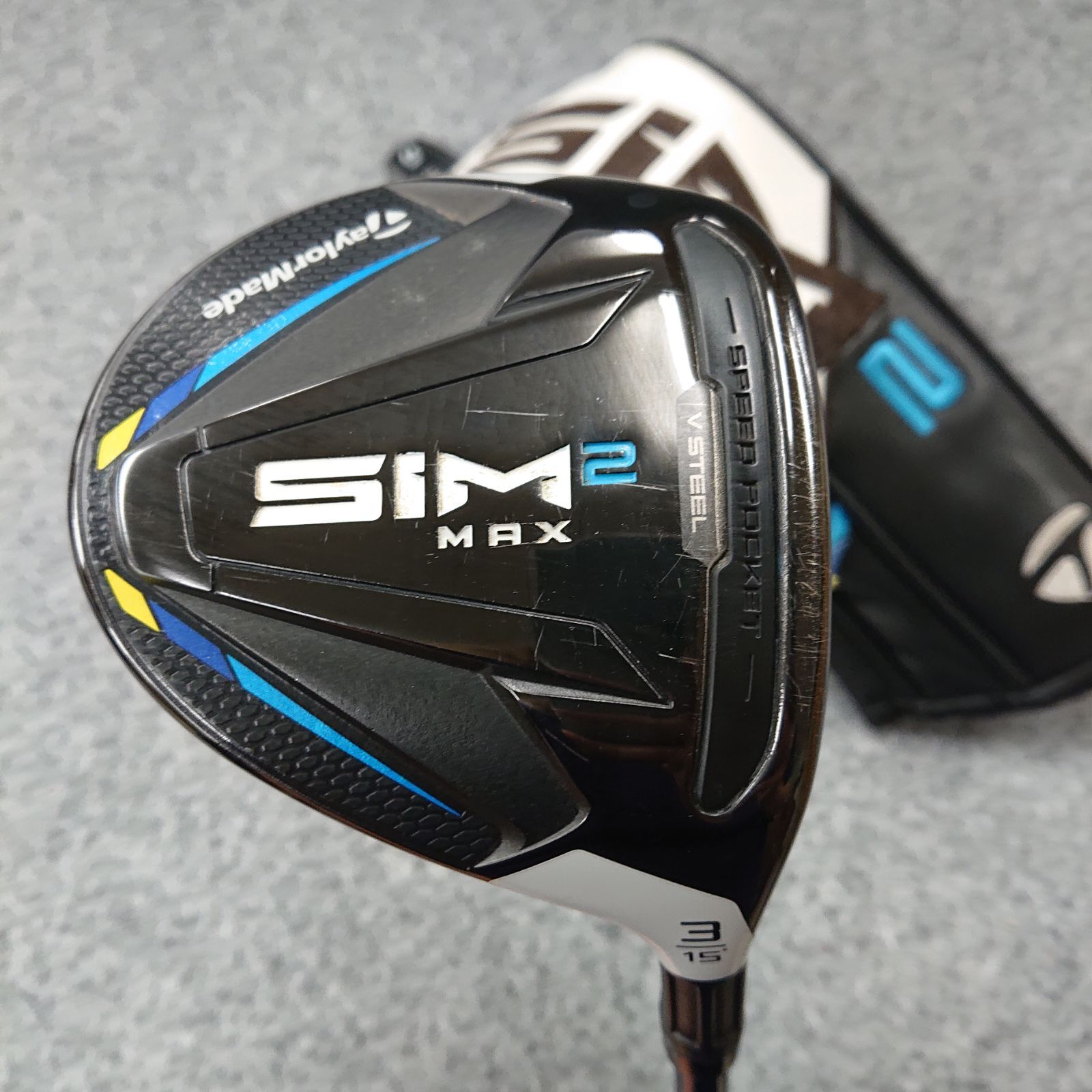 テーラーメイド SIM2 MAX フェアウェイウッド 3W 15° 純正カーボン TENSEI BLUE TM50 (R) 日本仕様