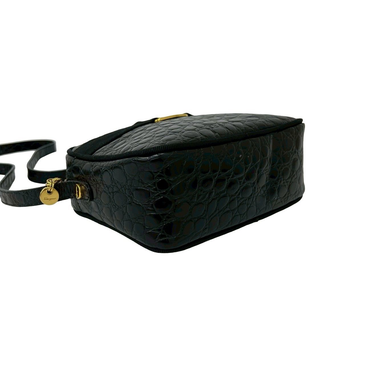 Salvatore Ferragamo ハンドバッグ ヴァラリボン 保存袋付 未使用保管品 袋付き Salvatore Ferragamo サルヴァトーレフェラガモ