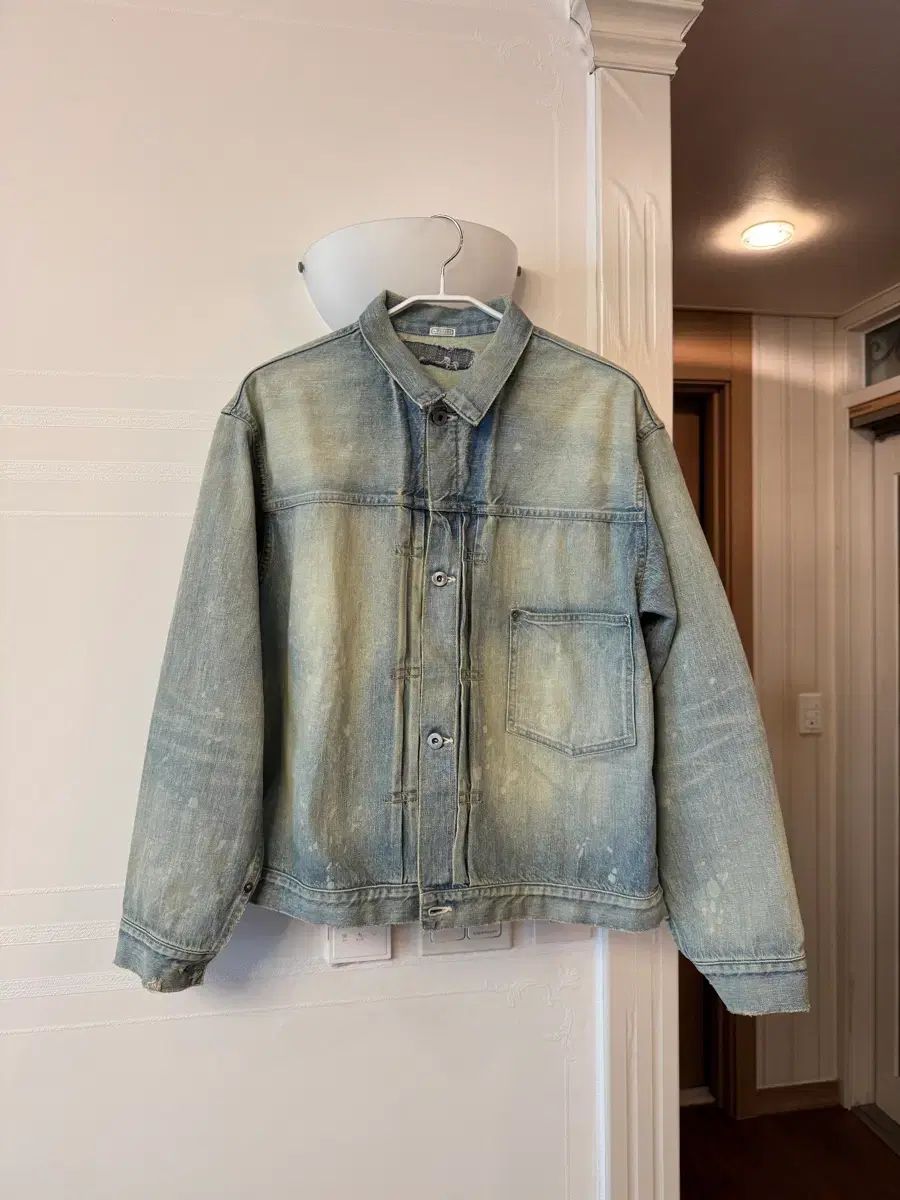 アプレッセ 26SS デニム ジャケット ブリーチ