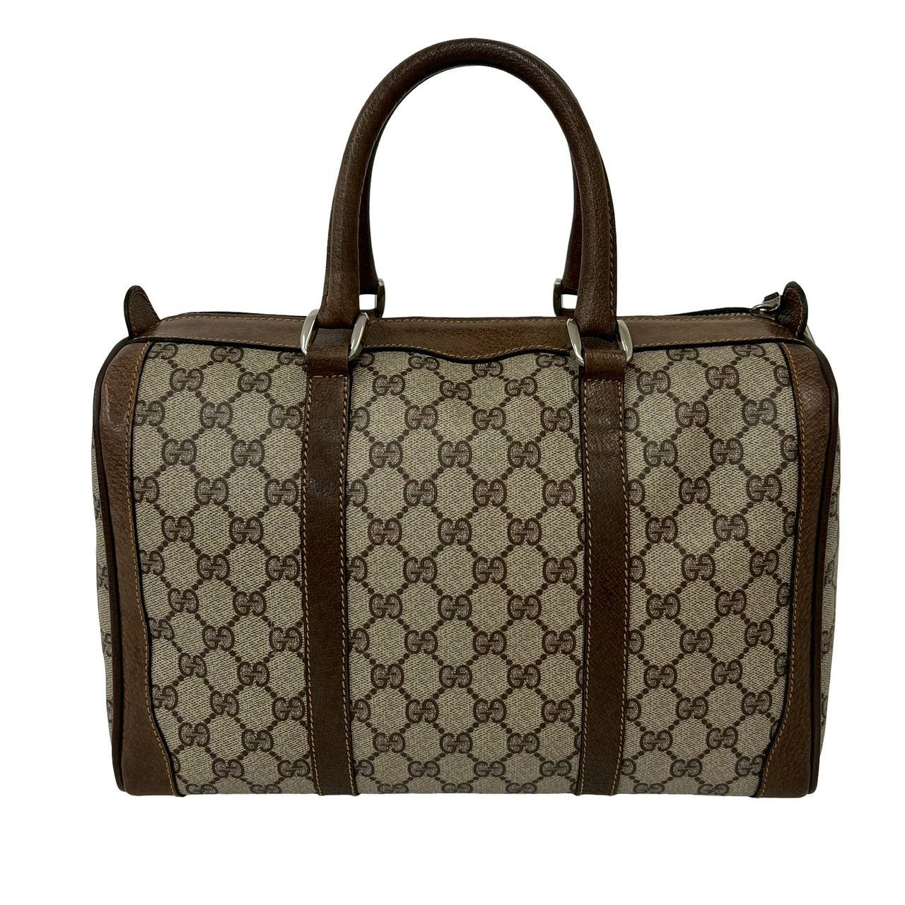 極 美品 GUCCI グッチ オールドグッチ ヴィンテージ GG 柄 レザー 本革