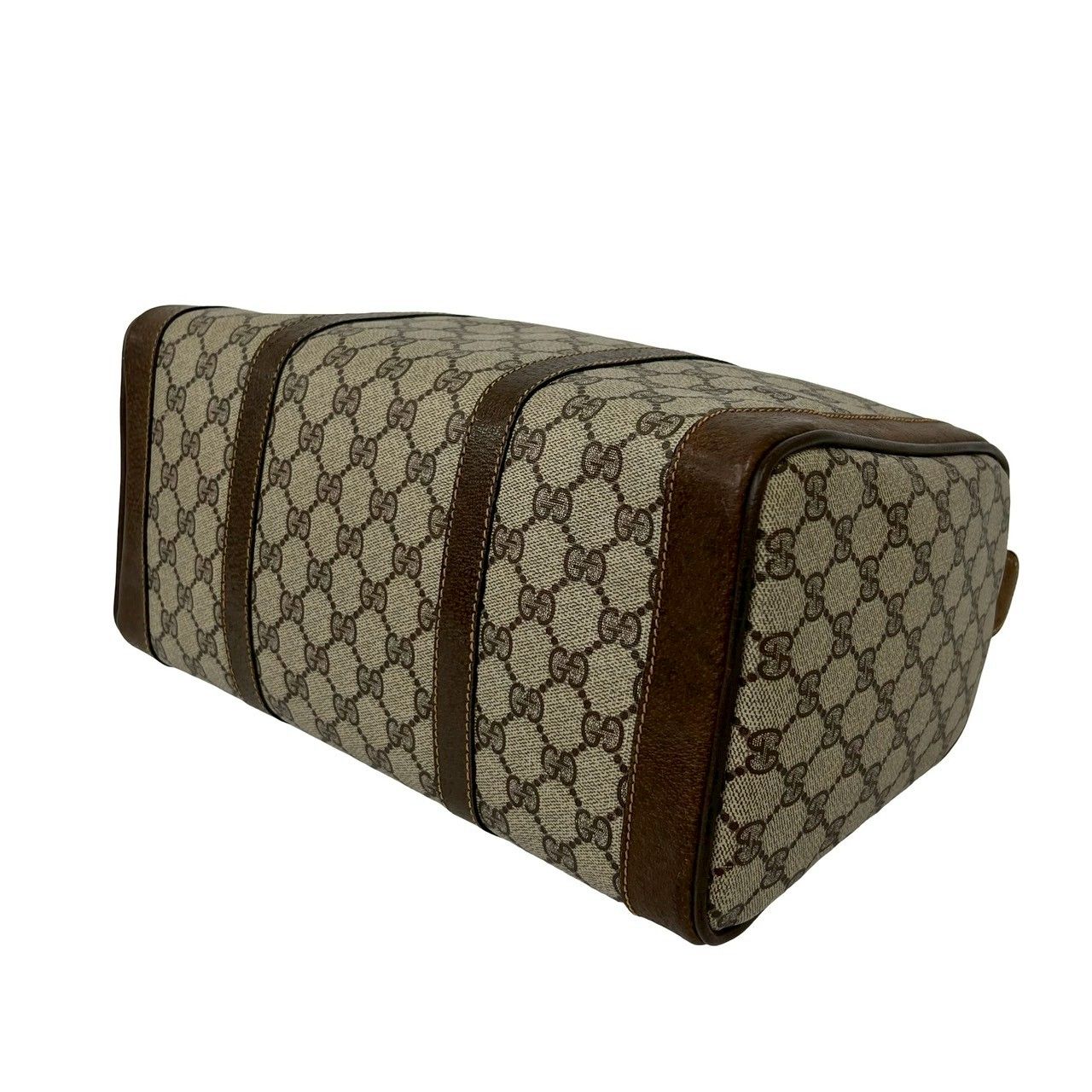 極 美品 GUCCI グッチ オールドグッチ ヴィンテージ GG 柄 レザー 本革