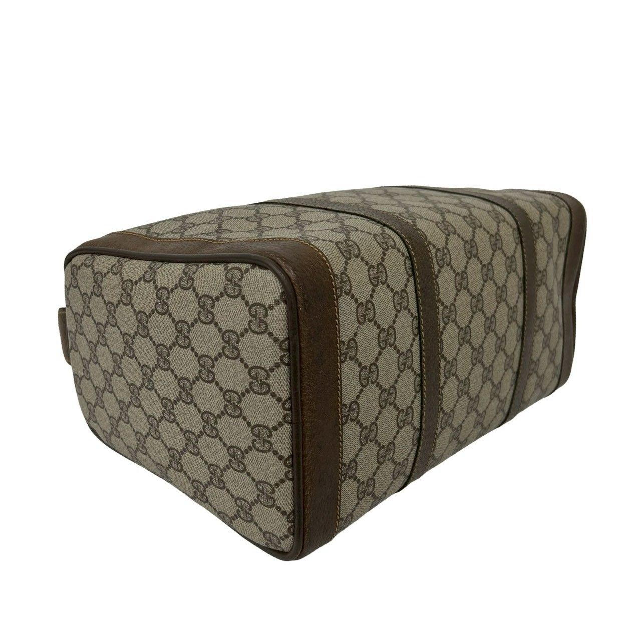 極 美品 GUCCI グッチ オールドグッチ ヴィンテージ GG 柄 レザー 本革