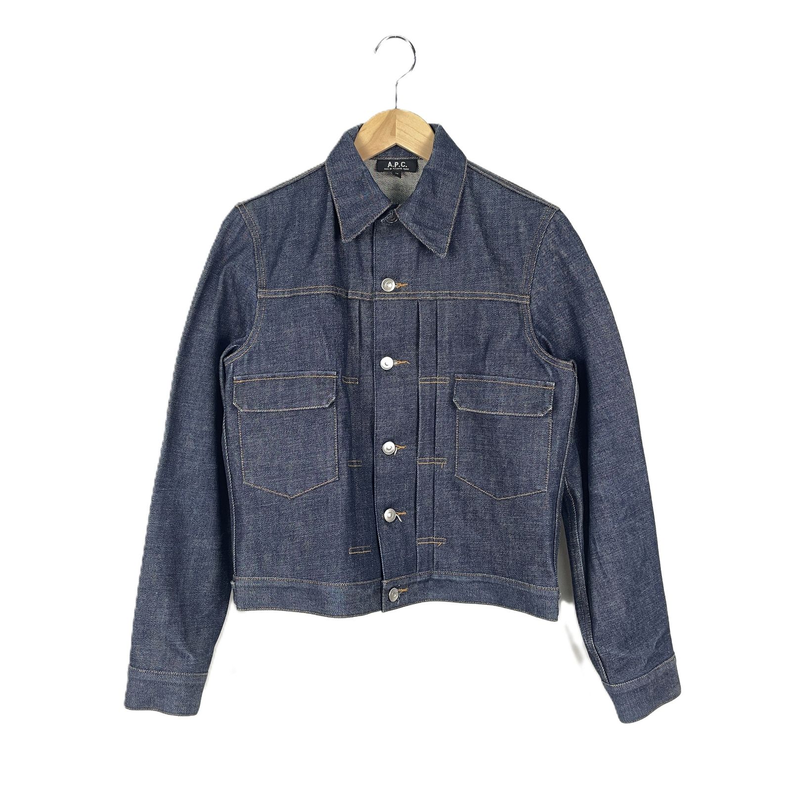 A.P.C.　APC　アーペーセー　デニムジャケット　Gジャン　リジットデニム　Mサイズ　インディゴ