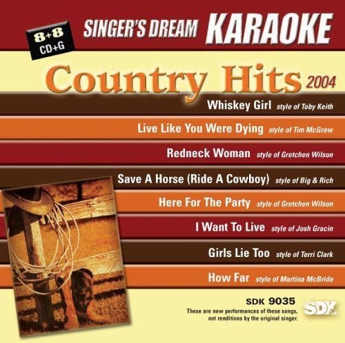 【CD】Singer's Dream Karaoke: Country Hits Karaoke