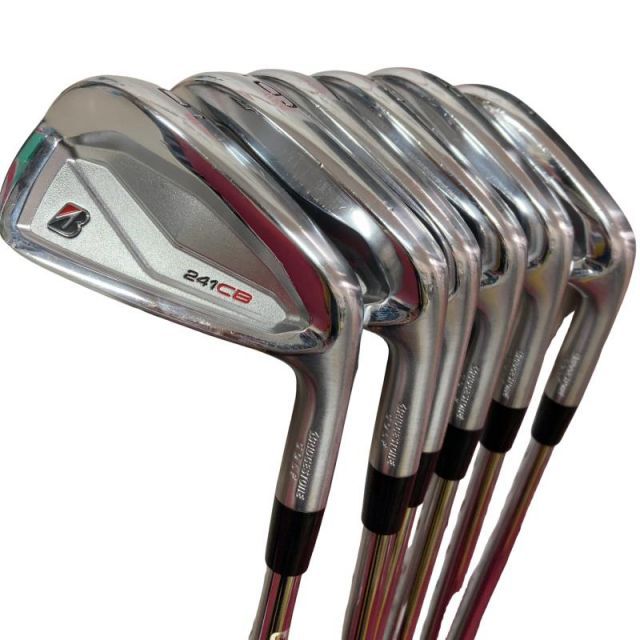 【中古】 ブリヂストン BRIDGESTONE 241CB 6S アイアンセット IR 純正特注シャフト (フレックスS) メンズ 男性用 右利き 右用 Cランク ゴルフクラブ