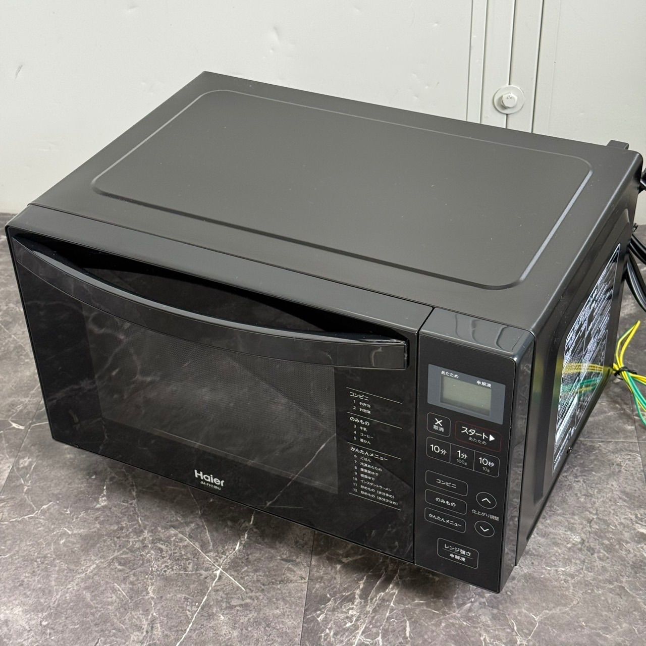 ∞送料込！美品 2025年製 Haier ヘルツフリー電子レンジ JM-FH18NJ