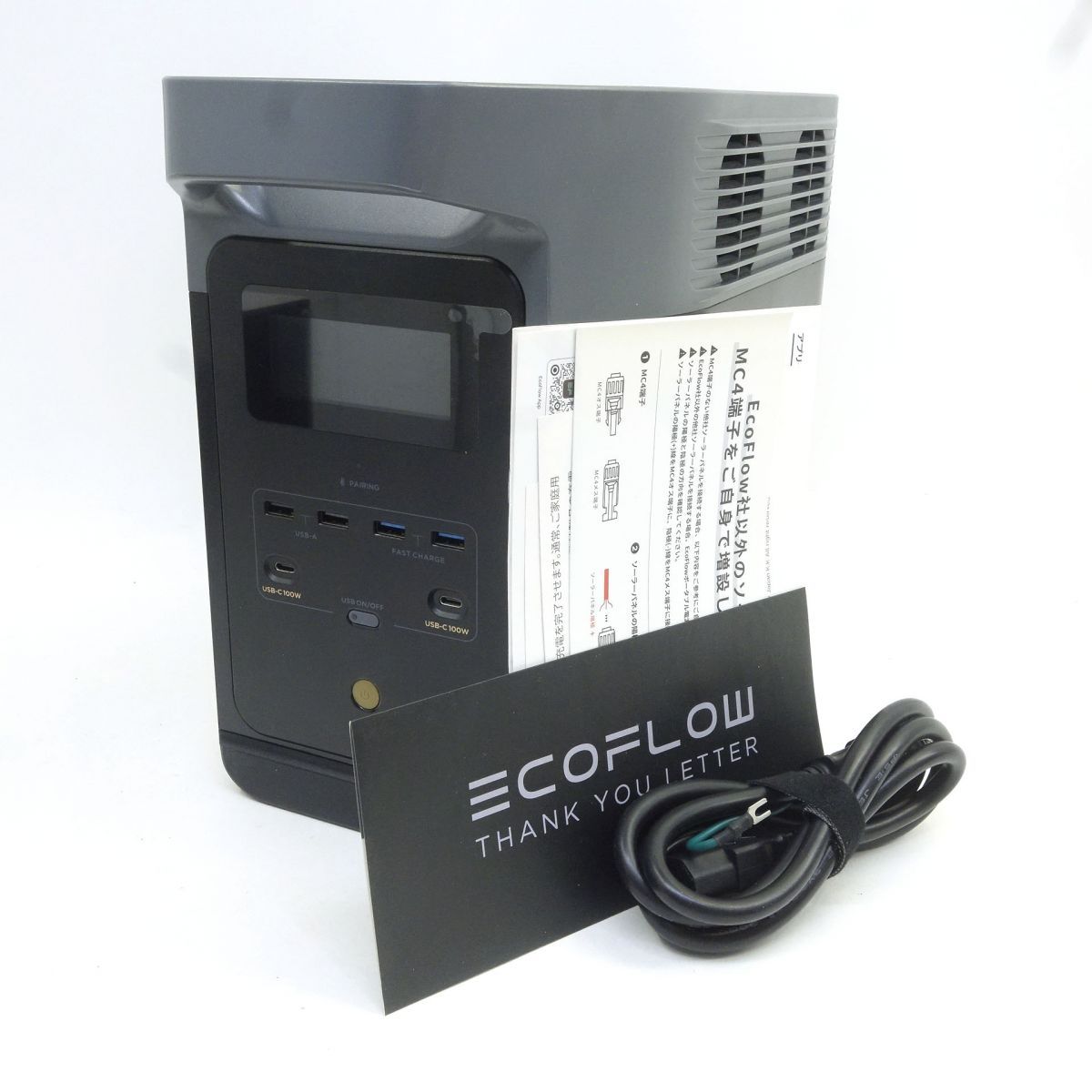 EcoFlow エコフロー DELTA2 デルタ2 ポータブル電源 ZMR330-JP 50/60Hz　※中古美品