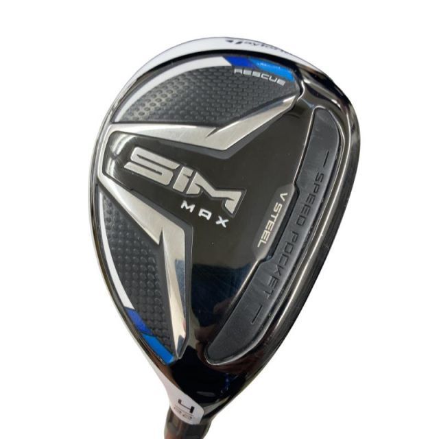 【中古】 テーラーメイド SIM MAX U4 ユーティリティ UT TENSEI BLUE TM60(UT) (フレックスS) メンズ 男性用 右利き 右用 Cランク ゴルフクラブ